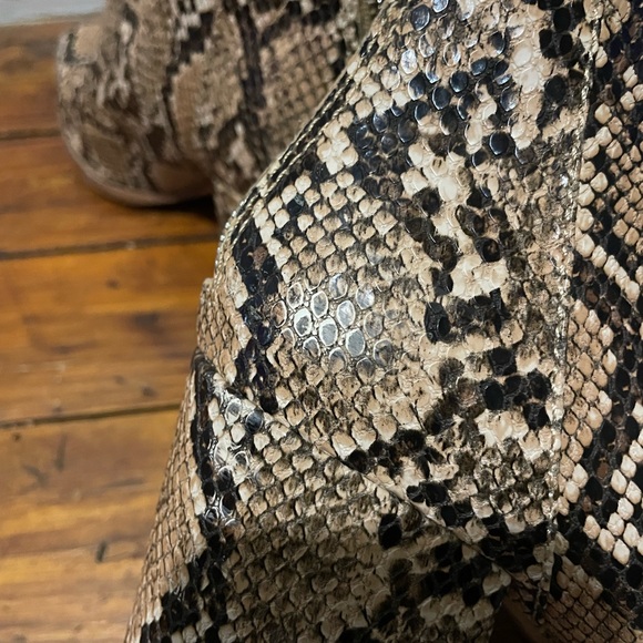 Steve Madden Snakeskin Ankle Booties - Picture 4 of 4